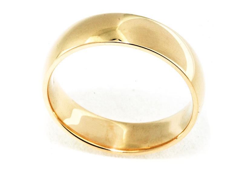 6mm 18KY Low-Dome Comfort-Fit Band | Washington Diamond