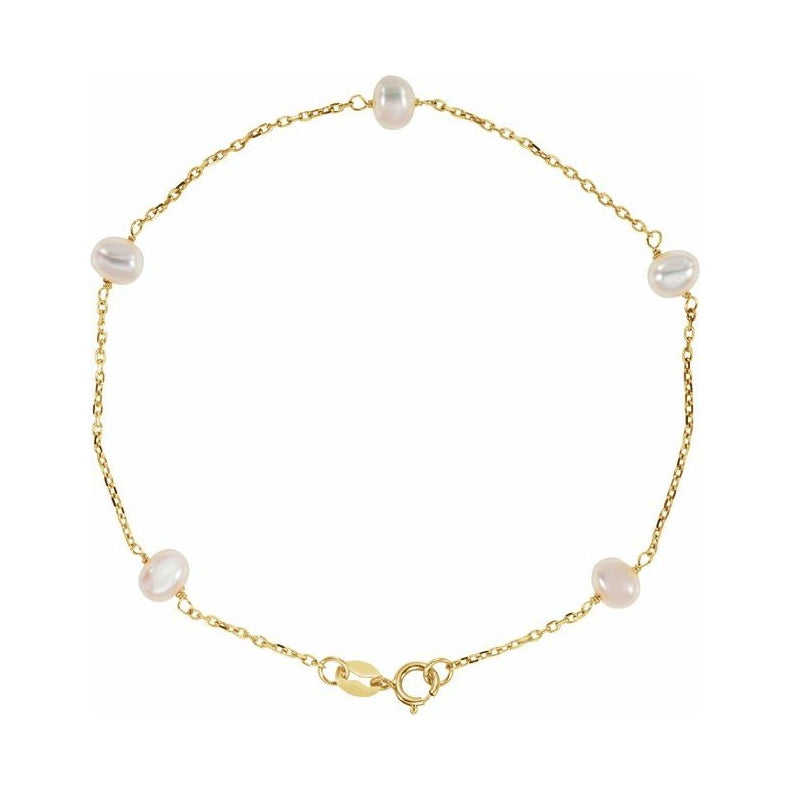 Pearl Station Bracelet
