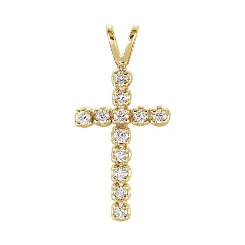 Accented Cross Pendant