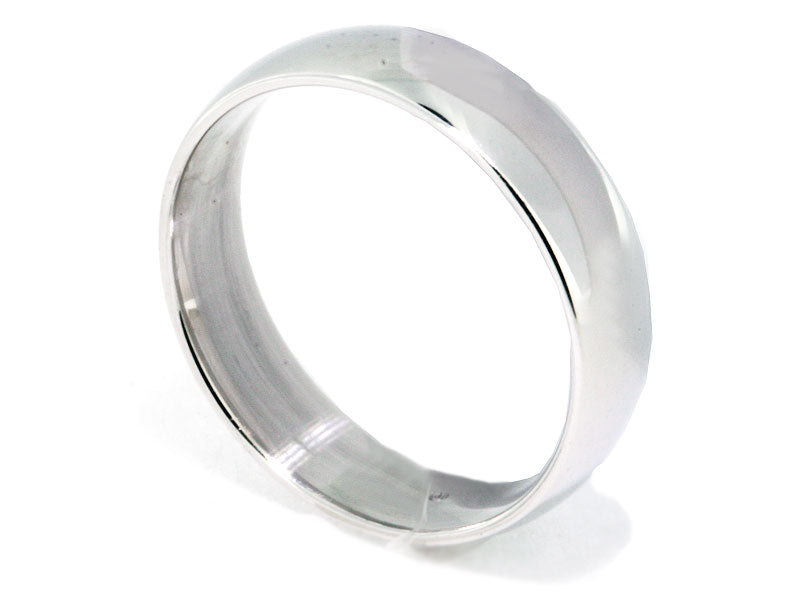 6mm Platinum Comfort Fit Band