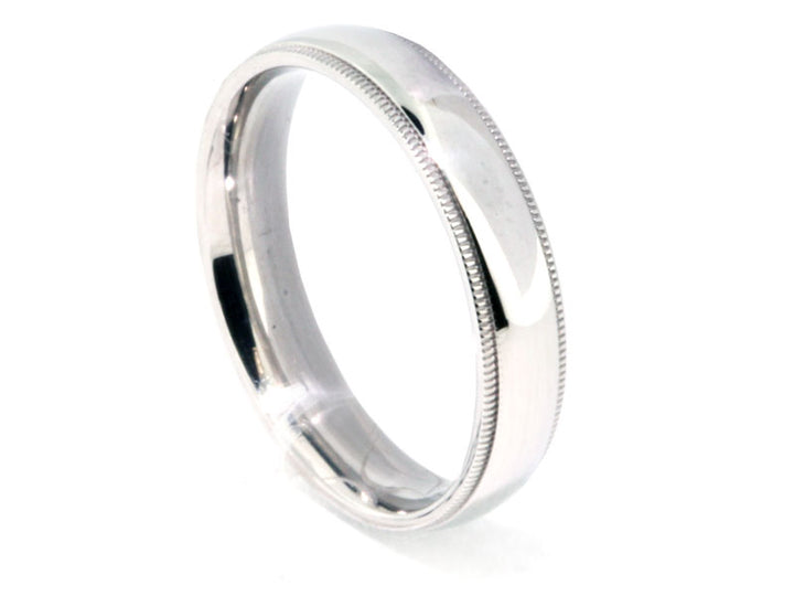5mm Platinum Milgrain Band