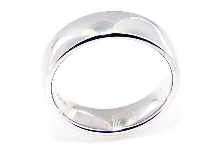 6.5mm Platinum Euro-Style Men's Wedding Band