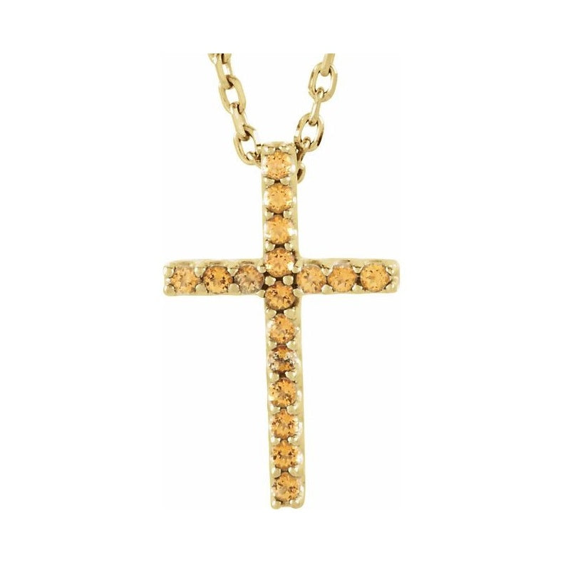Petite Cross Necklace or Pendant