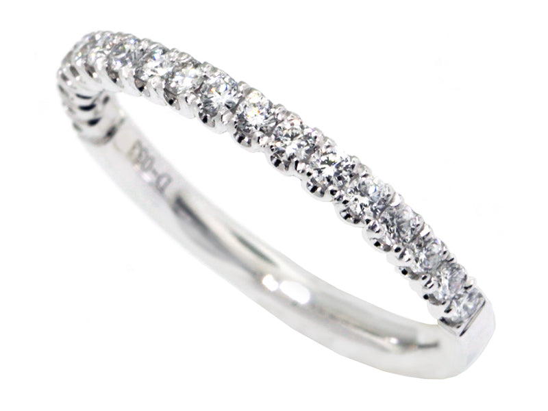 Platinum Prong-Set  Wedding Band | Washington Diamond