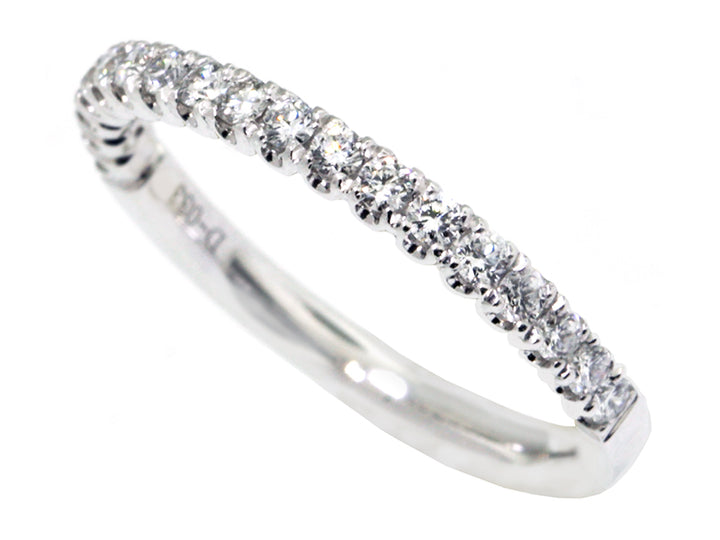 Platinum Prong-Set  Wedding Band | Washington Diamond