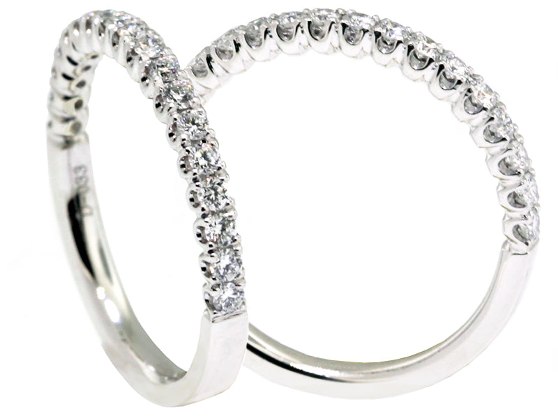 Platinum Prong-Set  Wedding Band | Washington Diamond