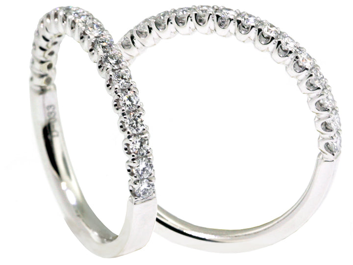 Platinum Prong-Set  Wedding Band | Washington Diamond