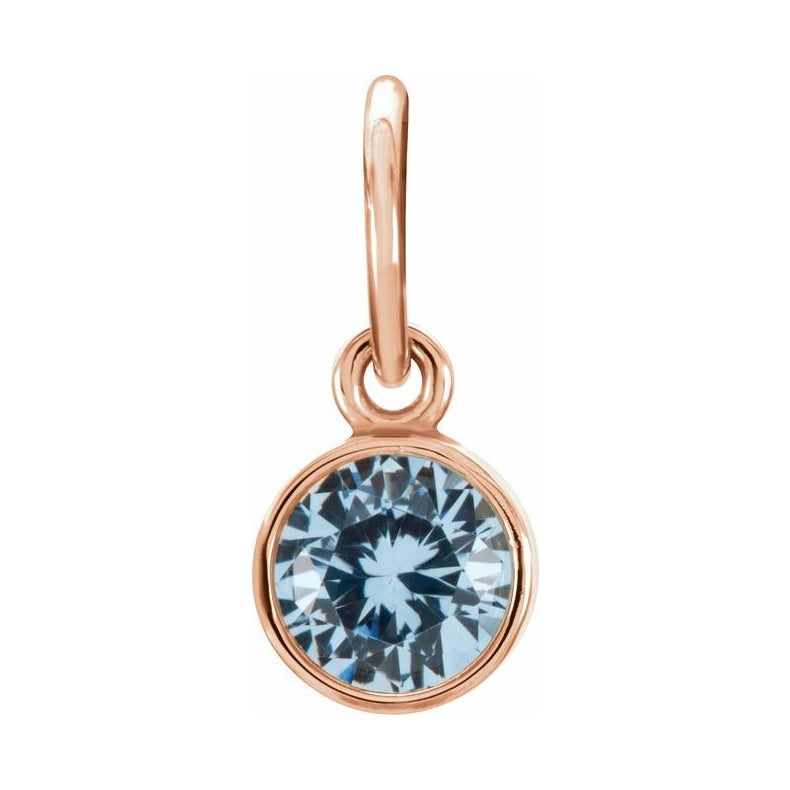 Posh Mommy® Imitation Birthstone Charm/Pendant