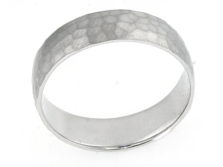 Men's Hammered Finish Wedding Band