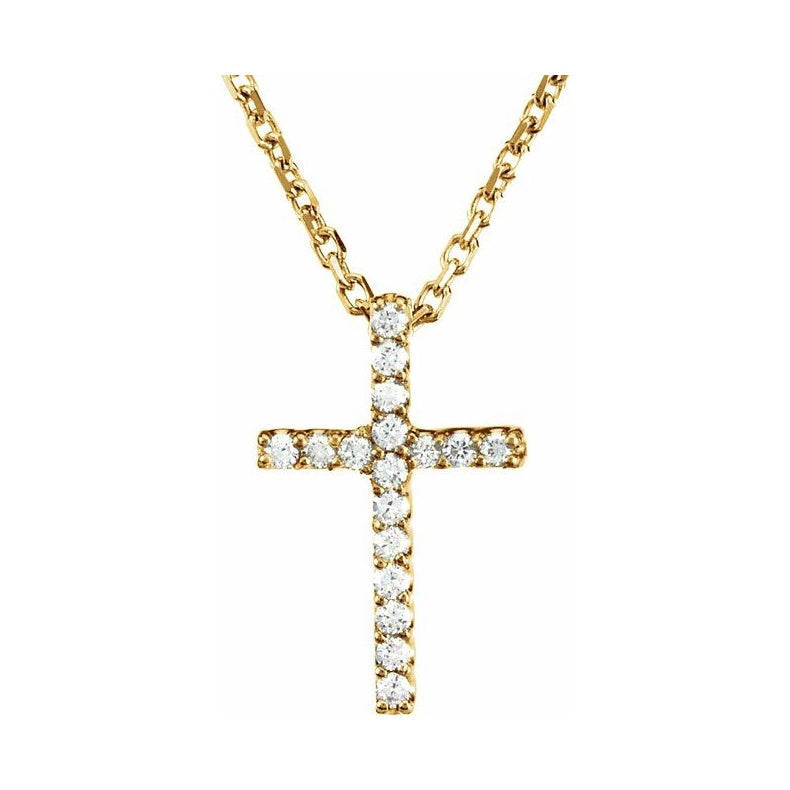 Petite Cross Necklace or Pendant