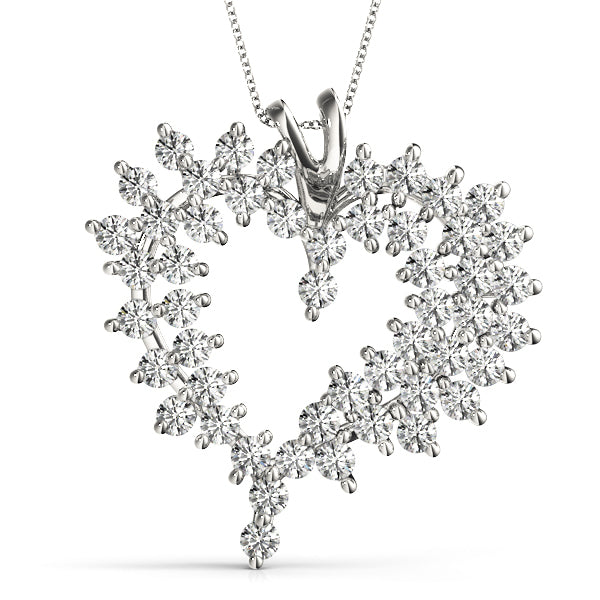Multi-Diamond Round Pendant