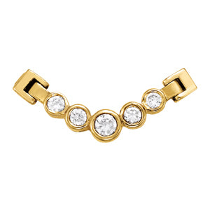 Multi-Diamond Round Pendant Necklace