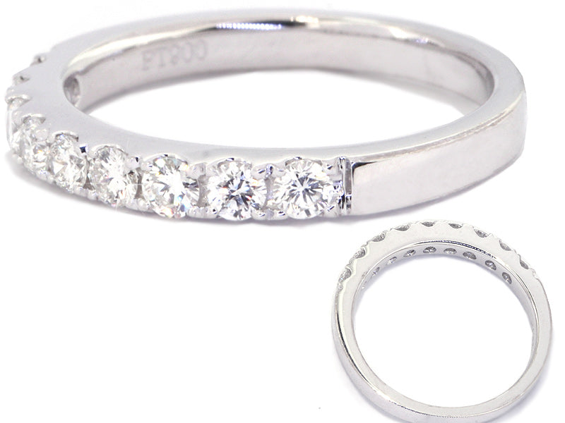Platinum Split-Prong  Wedding Band | Washington Diamond