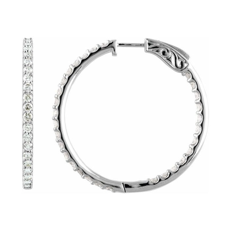Inside-Outside Hoop Earrings