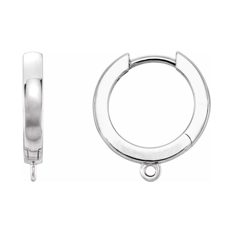 Hinged Hoop Earring Top