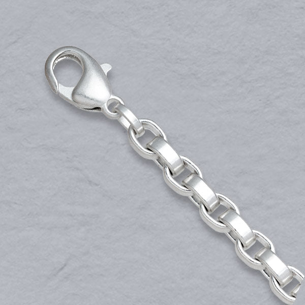 20" Sterling Silver Satin Link