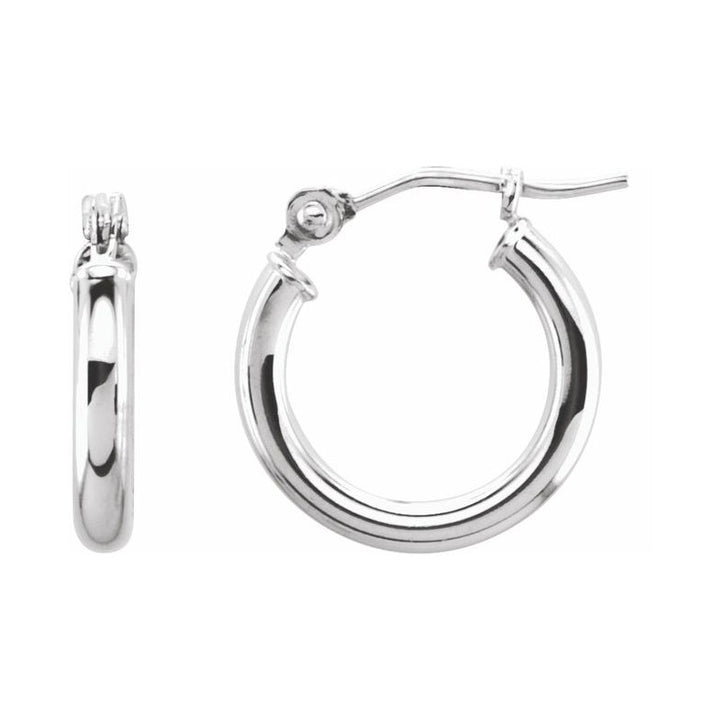 Tube Hoop Earrings