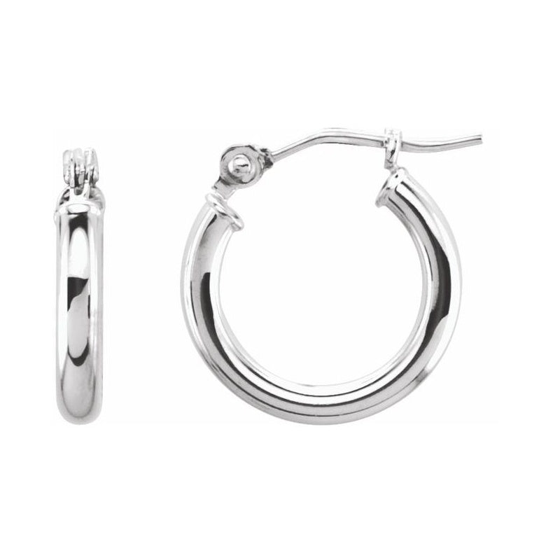 Tube Hoop Earrings