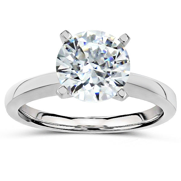 Platinum Abigail  Solitaire Engagement Setting | Washington Diamond