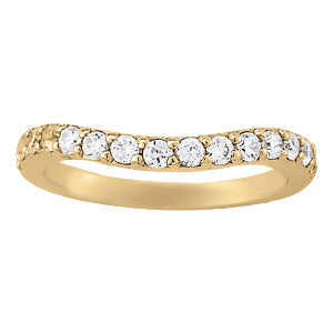 15-Stone Round Diamond Wedding Band