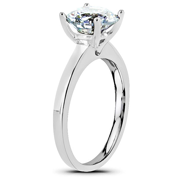 Platinum Solitaire Engagement Setting | Washington Diamond