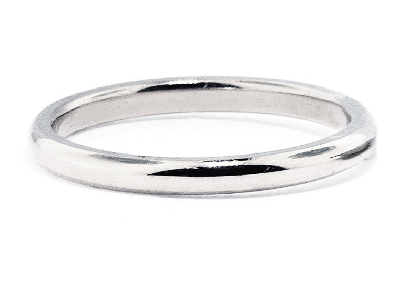 2mm Platinum Comfort Fit Wedding Band | Washington Diamond