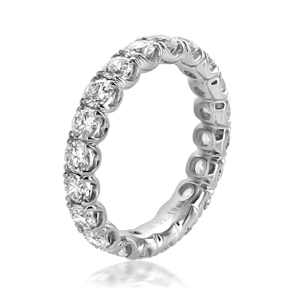 Platinum Riley "U" shaped Eternity Band | Washington Diamond