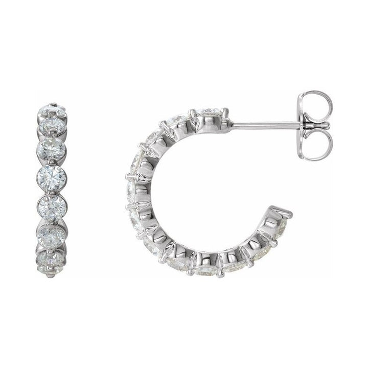 Accented Hoop Earrings