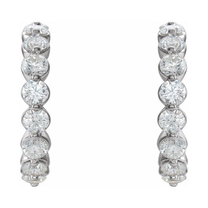 Accented Hoop Earrings