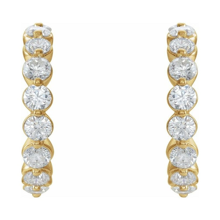Accented Hoop Earrings