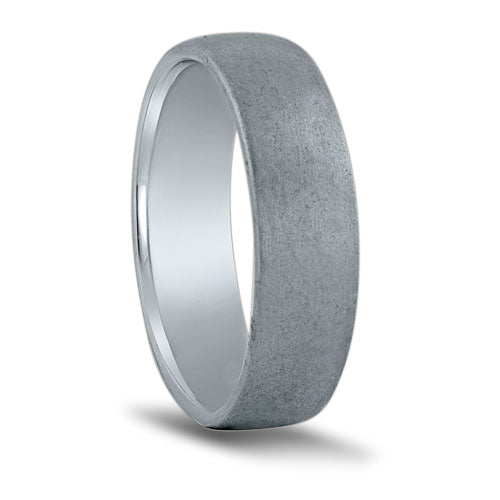 6mm Platinum Satin Finish Band | Washington Diamond