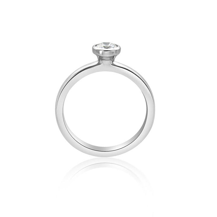 Customizable Platinum Friendship Ring