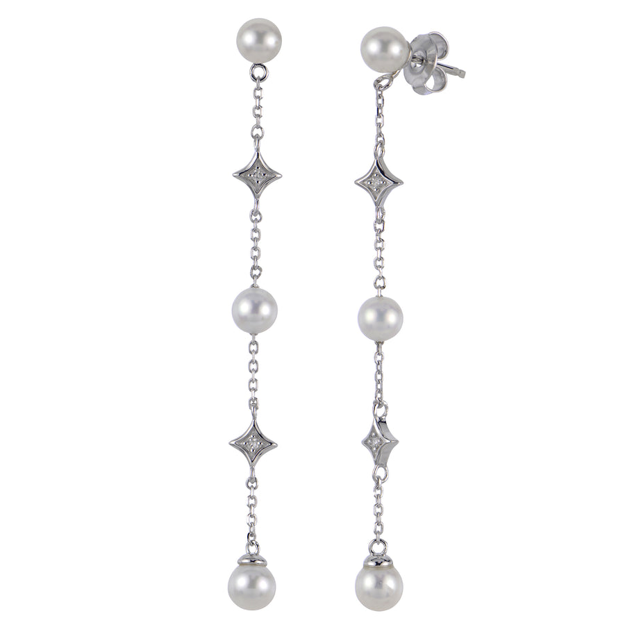 Sterling Silver Freshwater Pearl Earring