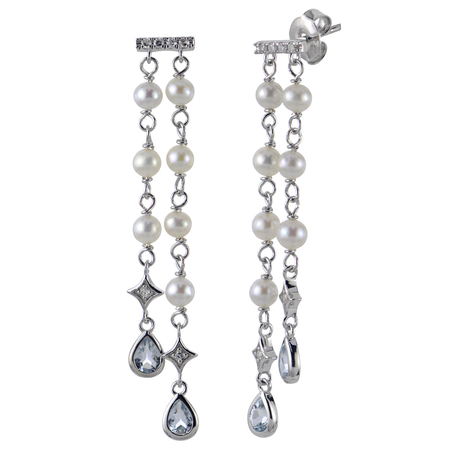 Sterling Silver Freshwater Pearl Earring