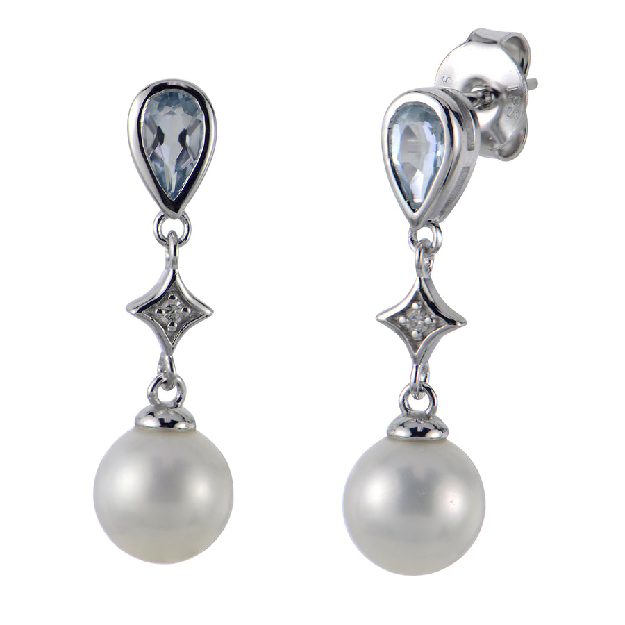 Sterling Silver Freshwater Pearl Earring
