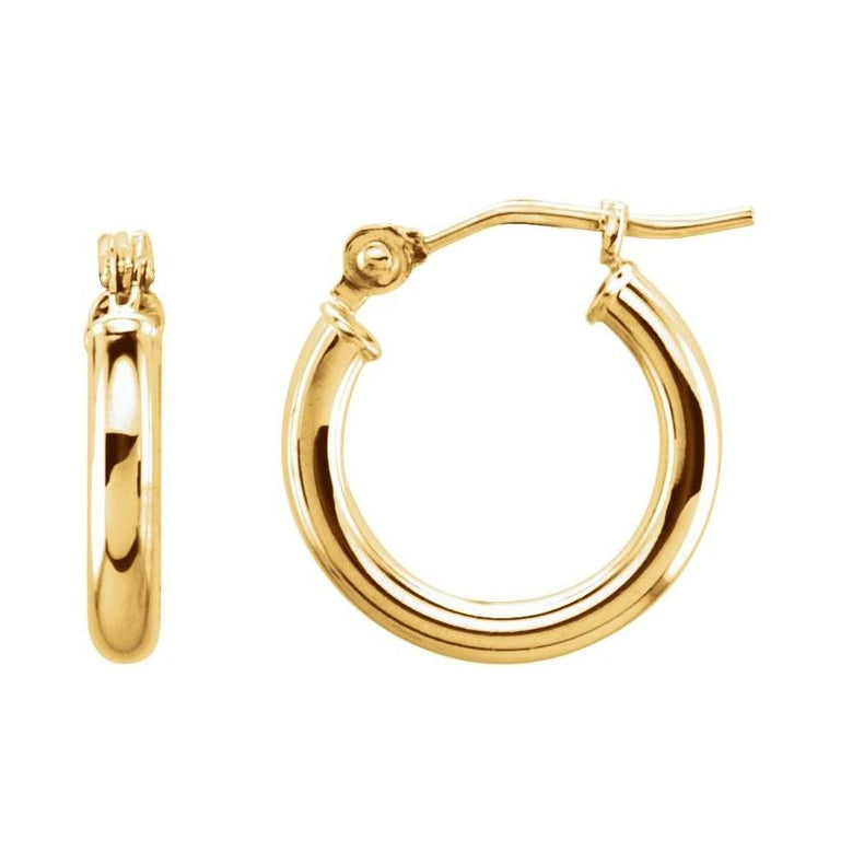 Tube Hoop Earrings