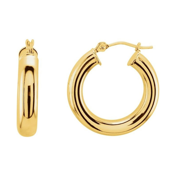 Tube Hoop Earrings