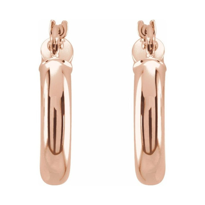 Tube Hoop Earrings