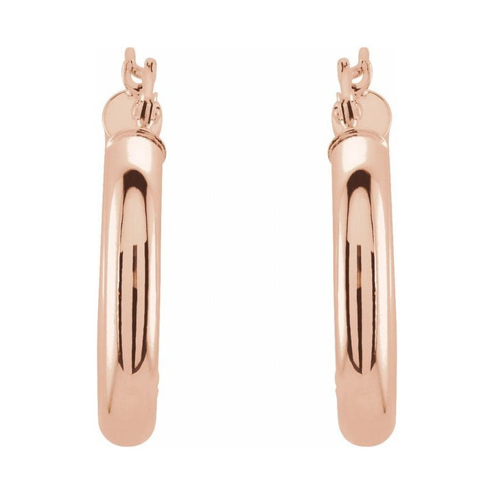 Tube Hoop Earrings