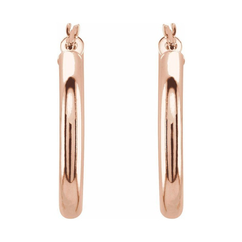 Tube Hoop Earrings