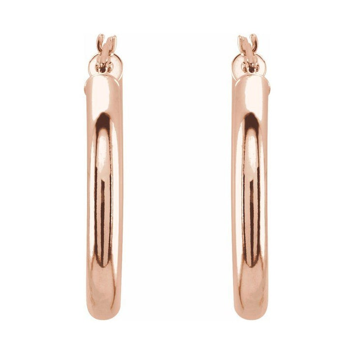 Tube Hoop Earrings