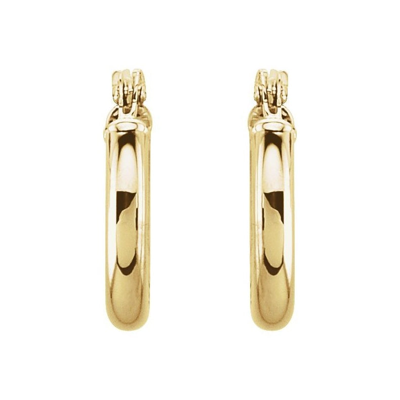Tube Hoop Earrings