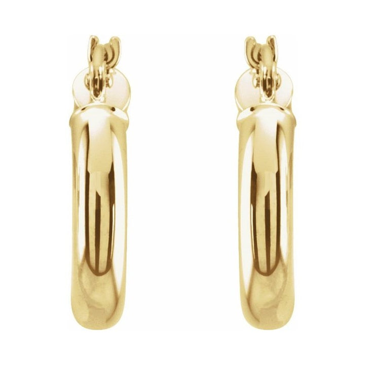 Tube Hoop Earrings