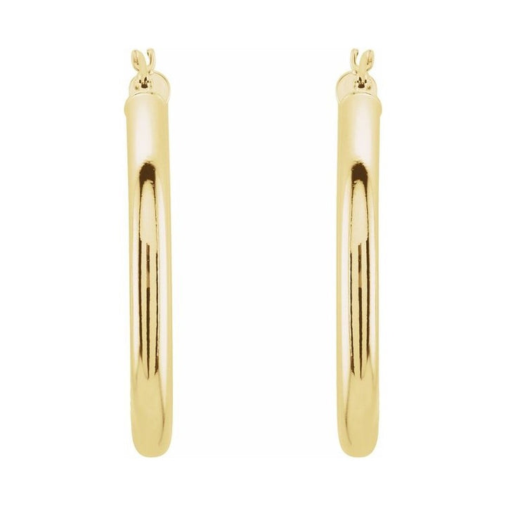 Tube Hoop Earrings
