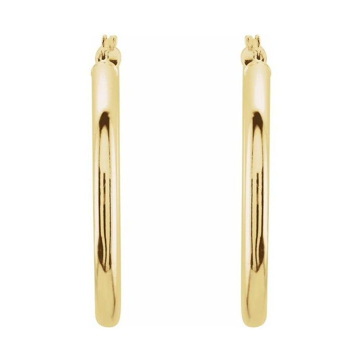 Tube Hoop Earrings