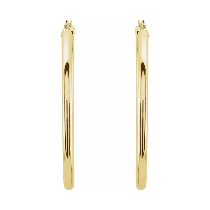 Tube Hoop Earrings