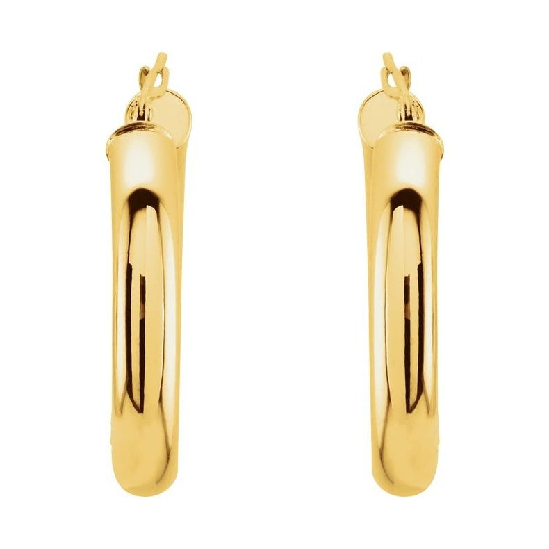 Tube Hoop Earrings