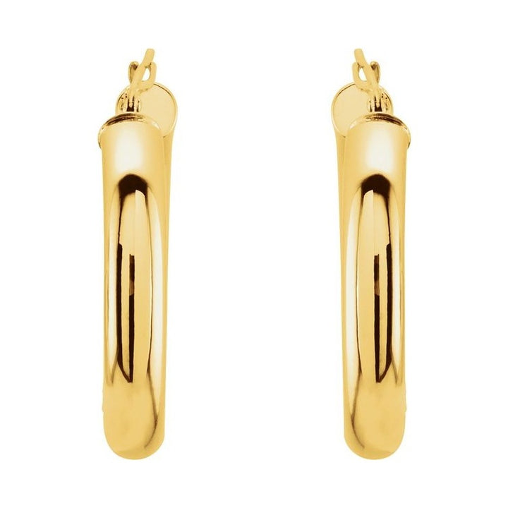 Tube Hoop Earrings