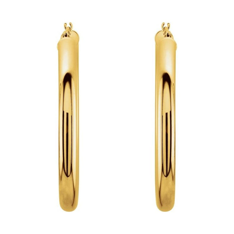 Tube Hoop Earrings