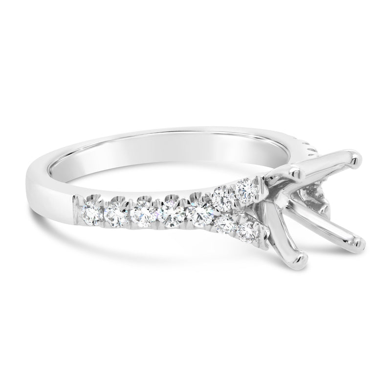 Platinum Expressive Multi Row Ring